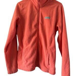 Columbia Vibrant Coral Full-Zip Fleece